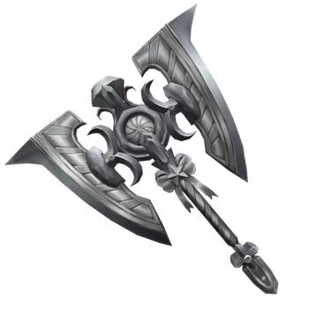 Silver Swirly Axe - Unique Knife in Roblox Murder Mystery 2